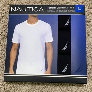 Men’s Nautica stretch crew neck t-shirts